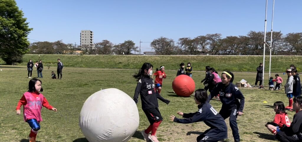 熊谷リリーズジュニアユースカサブランカ中学生女子サッカーチーム運動会